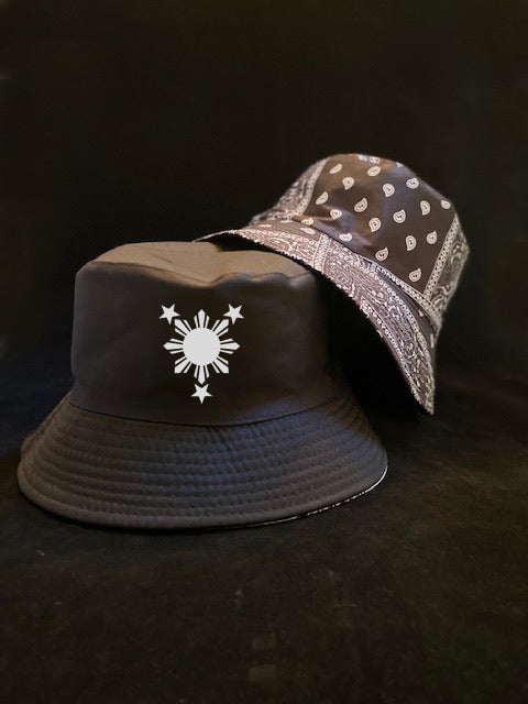 3 Stars and Sun double sided Bucket Hat