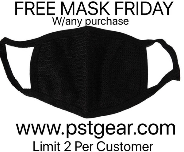 FREE Black masks limit 1 per customer – PSTGEARCLOTHING