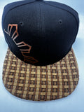 Rising Sun Philippines Filipino Flat Brim 3 STARS AND SUN Weave BRIM COLLECTION