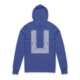 Tribal Barong Hooded Long Sleeve Tee
