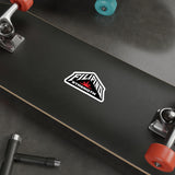 Die-Cut Sticker — “Filipino Strength” Bold Pride Decal (Red & Black)