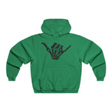Shaka to the Bone Hawaii Black NUBLEND® Hooded Sweatshirt