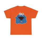 Shaka  Monster Palm Eyes T‑Shirt — Retro Blue Monster Graphic Tee
