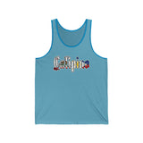 CALIPINO California Unisex Jersey Tank - Vintage Style Summer Apparel, Beachwear, Vacation, Casual Outfit, Gift for Him/Her