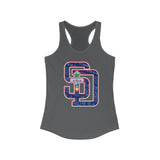 San Diego Guam Tribal Seal Women's Ideal Racerback Tank