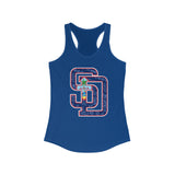 San Diego Guam Tribal Seal Women's Ideal Racerback Tank