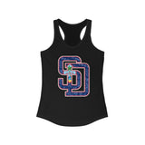 San Diego Guam Tribal Seal Women's Ideal Racerback Tank