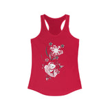 Floral Pinay Asian Filipina Culture Women's Racerback Tank