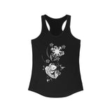 Floral Pinay Asian Filipina Culture Women's Racerback Tank
