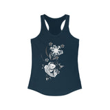 Floral Pinay Asian Filipina Culture Women's Racerback Tank