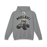 Malaki Monster Truck Hoodie — Kids Racing Truck Pullover