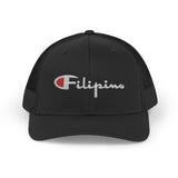 Filipino Pride Snapback Trucker Cap | Adjustable Cap for Fans, Festivals, St. Patrick's Day, Outdoors, Gifts