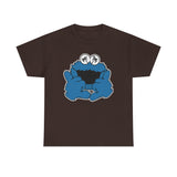 Shaka  Monster Palm Eyes T‑Shirt — Retro Blue Monster Graphic Tee