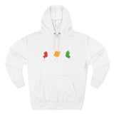 Three-Panel Fleece Hoodie