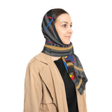 Guam Bandana Scarf -Inspired Poly Scarf, Colorful Fashion Accessory, Boho Chic Wrap, Unique Gift Idea for Her, Travel Essential