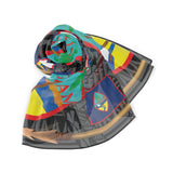Guam Bandana Scarf -Inspired Poly Scarf, Colorful Fashion Accessory, Boho Chic Wrap, Unique Gift Idea for Her, Travel Essential