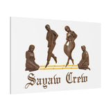 Sayaw Crew Canvas Art - Unique Stretched Matte Print for Dance Lovers