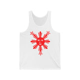 Philippine OG Sun Flag Unisex Jersey Tank Top, Summer Apparel, Festival Wear, Sportswear, Pride Gear