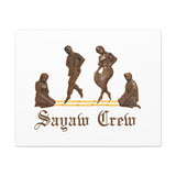 Sayaw Crew Canvas Art - Unique Stretched Matte Print for Dance Lovers