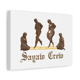 Sayaw Crew Canvas Art - Unique Stretched Matte Print for Dance Lovers