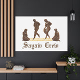 Sayaw Crew Canvas Art - Unique Stretched Matte Print for Dance Lovers