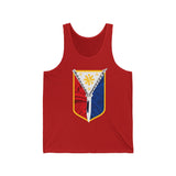 Philippine Tribal Shield Flag Unisex Jersey Tank Top, Summer Apparel, Festival Wear, Sportswear, Pride Gear