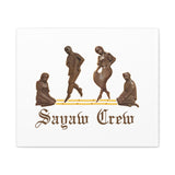 Sayaw Crew Canvas Art - Unique Stretched Matte Print for Dance Lovers