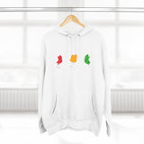 Three-Panel Fleece Hoodie