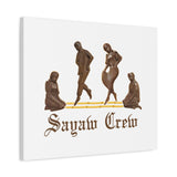 Sayaw Crew Canvas Art - Unique Stretched Matte Print for Dance Lovers