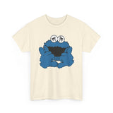 Shaka  Monster Palm Eyes T‑Shirt — Retro Blue Monster Graphic Tee
