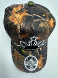 3 Stars and Sun Black Camo Forest curved Mesh snapbacks