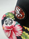 SF Tribal Floral Brim San Francisco Islander Heritage SnapBack