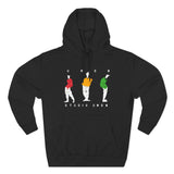 Three-Panel Fleece Hoodie