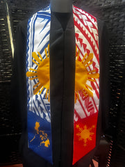 Philippines Filipino Tribal 2025 3 Stars and Sun Graduation Stoles