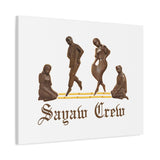 Sayaw Crew Canvas Art - Unique Stretched Matte Print for Dance Lovers