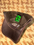 HAWAII Shaka Weave Black and Brown SNAPBACK TRUCKER