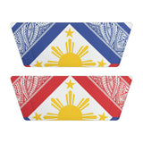 Tribal Bandana Men's Removable-Strap Sandals with Filipino Sun Design - Perfect for Summer and Casual Wear