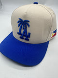 LA Los Angeles Palm Dodgers Filipino Heritage Curved Brim SnapBack