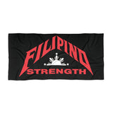 Philippines Sun Filipino Strength Beach Towel - Empower Your Summer Vibe