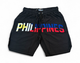 Philippines Flag Embridered Cultured Roots Shorts
