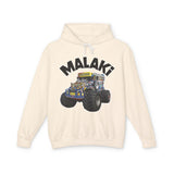 Malaki Monster Truck Hoodie — Kids Racing Truck Pullover