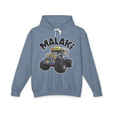 Malaki Monster Truck Hoodie — Kids Racing Truck Pullover