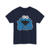 Shaka  Monster Palm Eyes T‑Shirt — Retro Blue Monster Graphic Tee