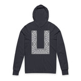 Tribal Barong Hooded Long Sleeve Tee