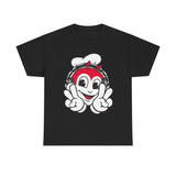 JOLLI BEATS— Peace Sign Headphones Graphic T-Shirt