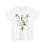 Floral Sun 3 stars and Sun Graphic T-Shirt, Cozy Casualwear, Holiday Gift, Unisex Style, Winter Fashion