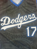 Los Angeles Dodgers Ohtani Palm Tribal Dodgers Palm Flag Islander Jersey