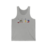 CALIPINO California Unisex Jersey Tank - Vintage Style Summer Apparel, Beachwear, Vacation, Casual Outfit, Gift for Him/Her