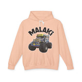 Malaki Monster Truck Hoodie — Kids Racing Truck Pullover