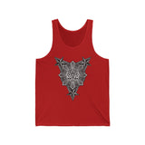 Philippine Filipino Tribal Shield Flag Unisex Jersey Tank Top, Summer Apparel, Festival Wear, Sportswear, Pride Gear